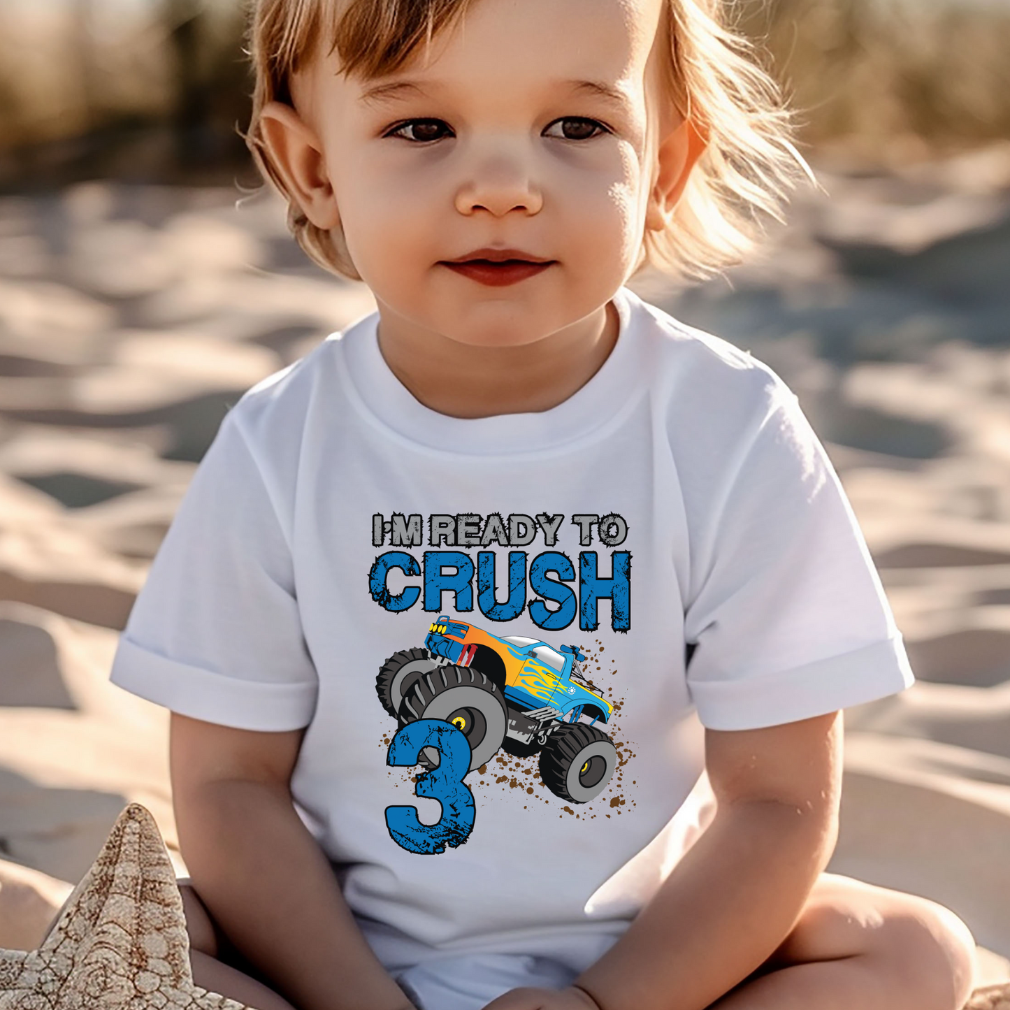 Monster Truck Birthday Shirt