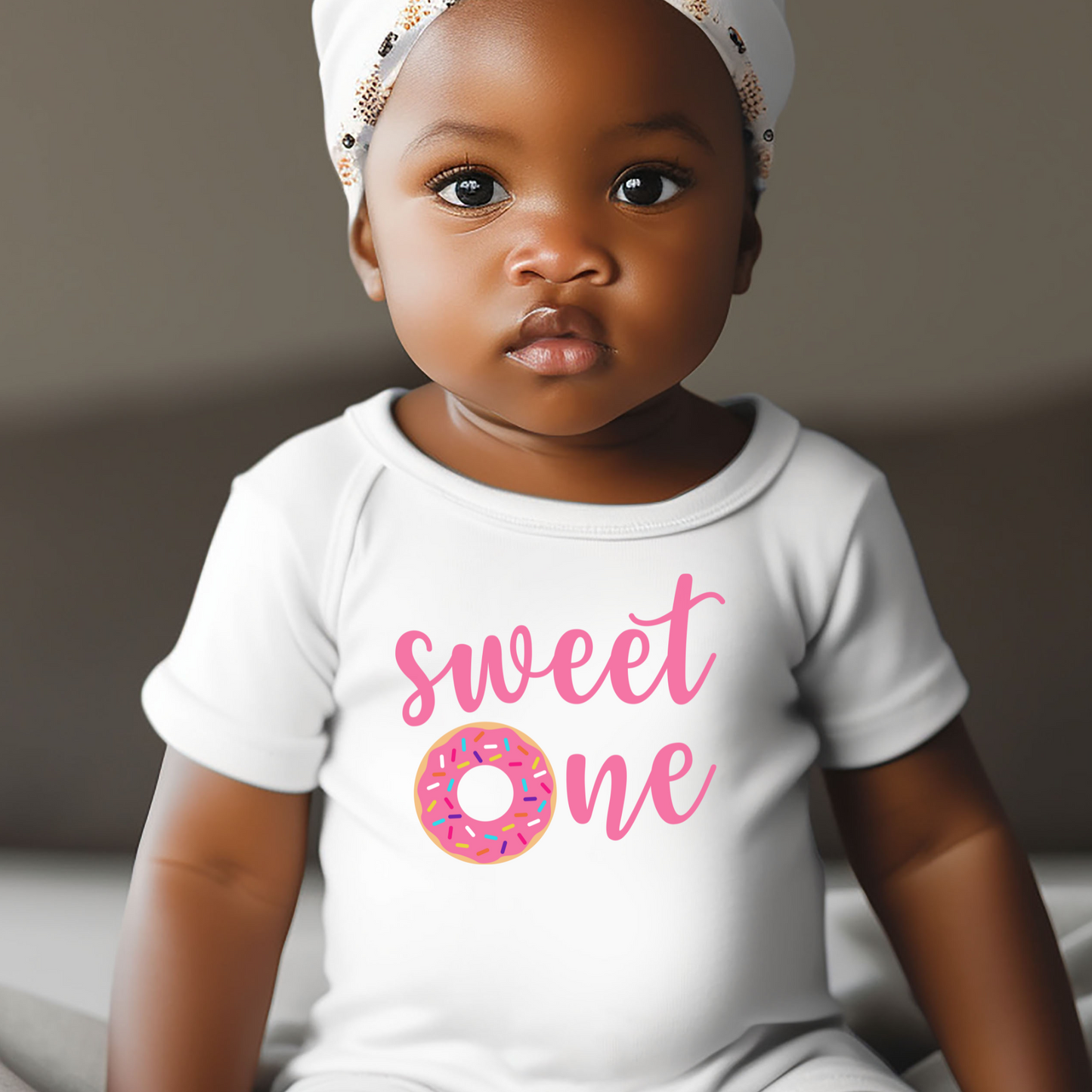 Sweet One Donut 1st Birthday Bodysuit
