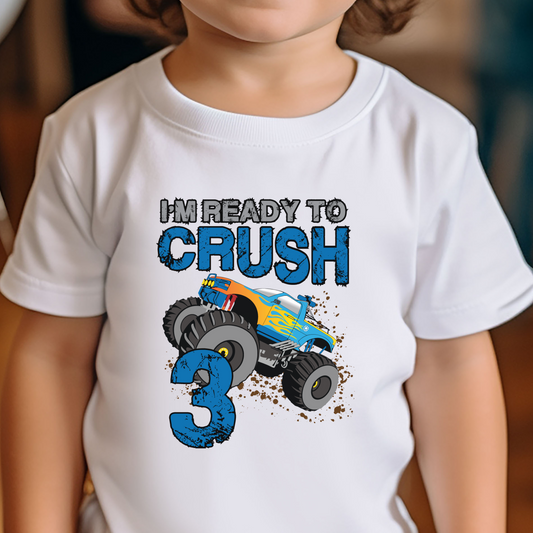 Monster Truck Birthday Shirt